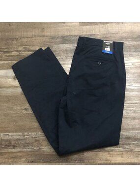 Bonobos Mens 36x32 Navy Blue Slim Fit Flat Front Trousers Pants New with Tags